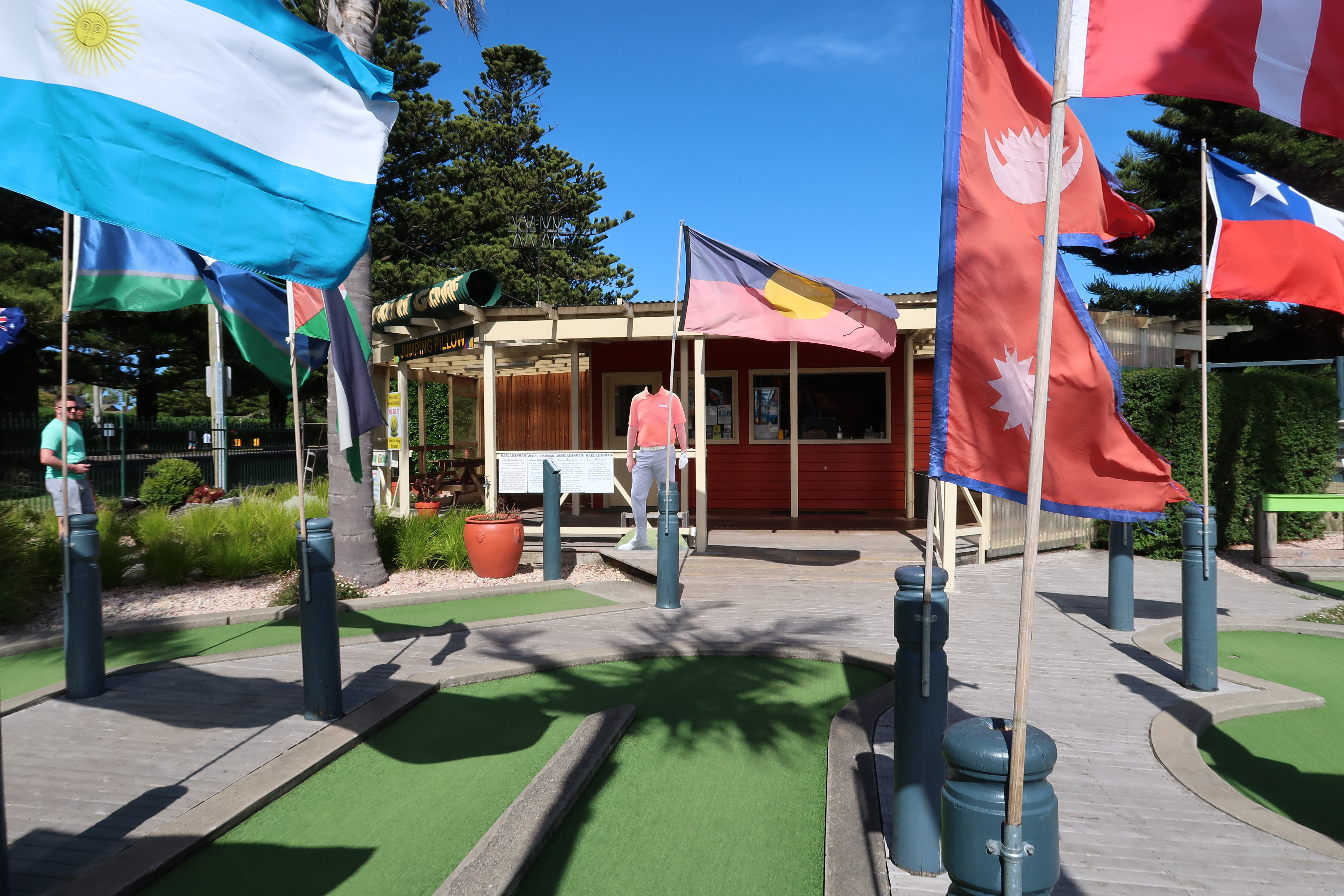 Minigolf by the sea in Warrnambool