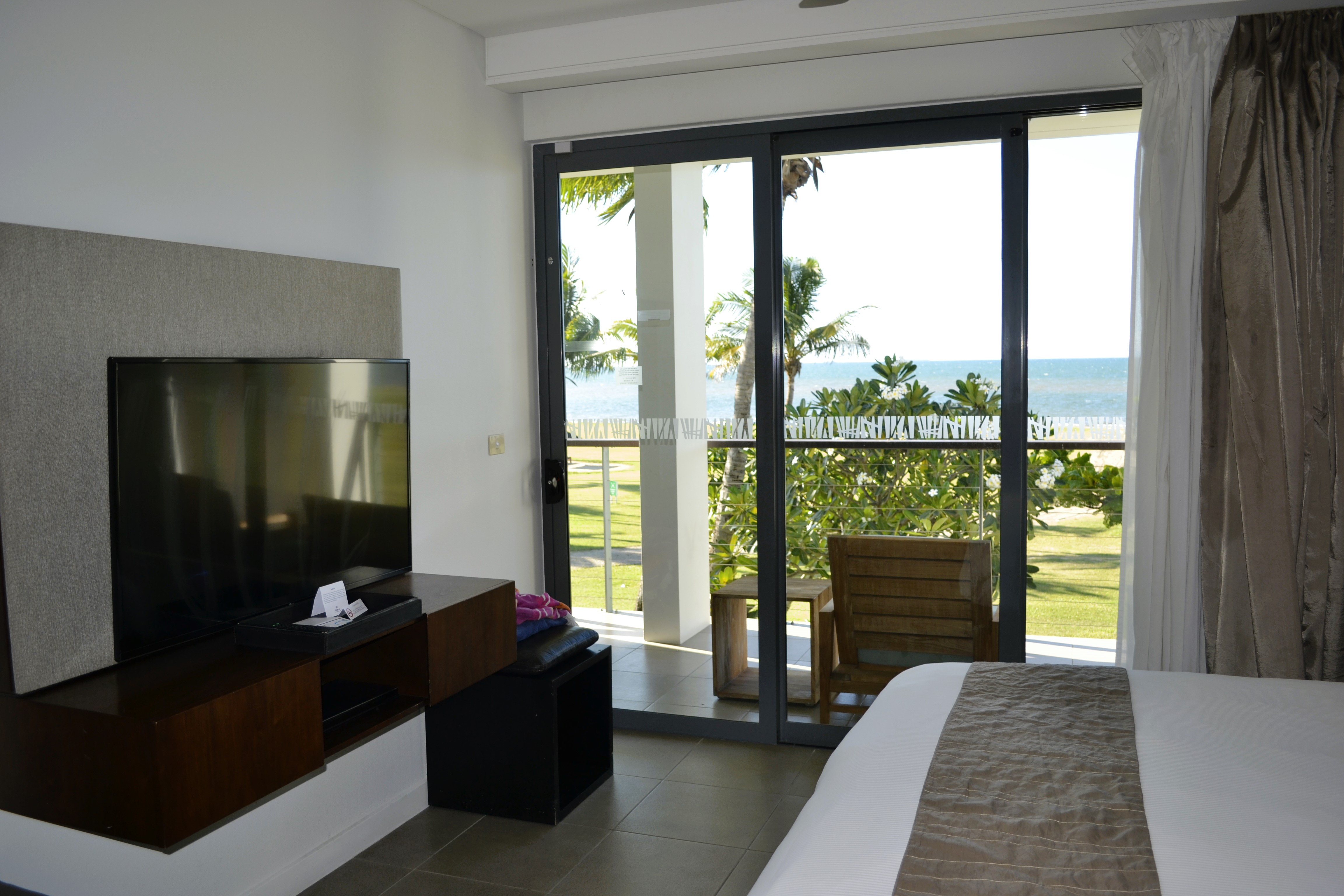 Bedroom at the Hilton Fiji