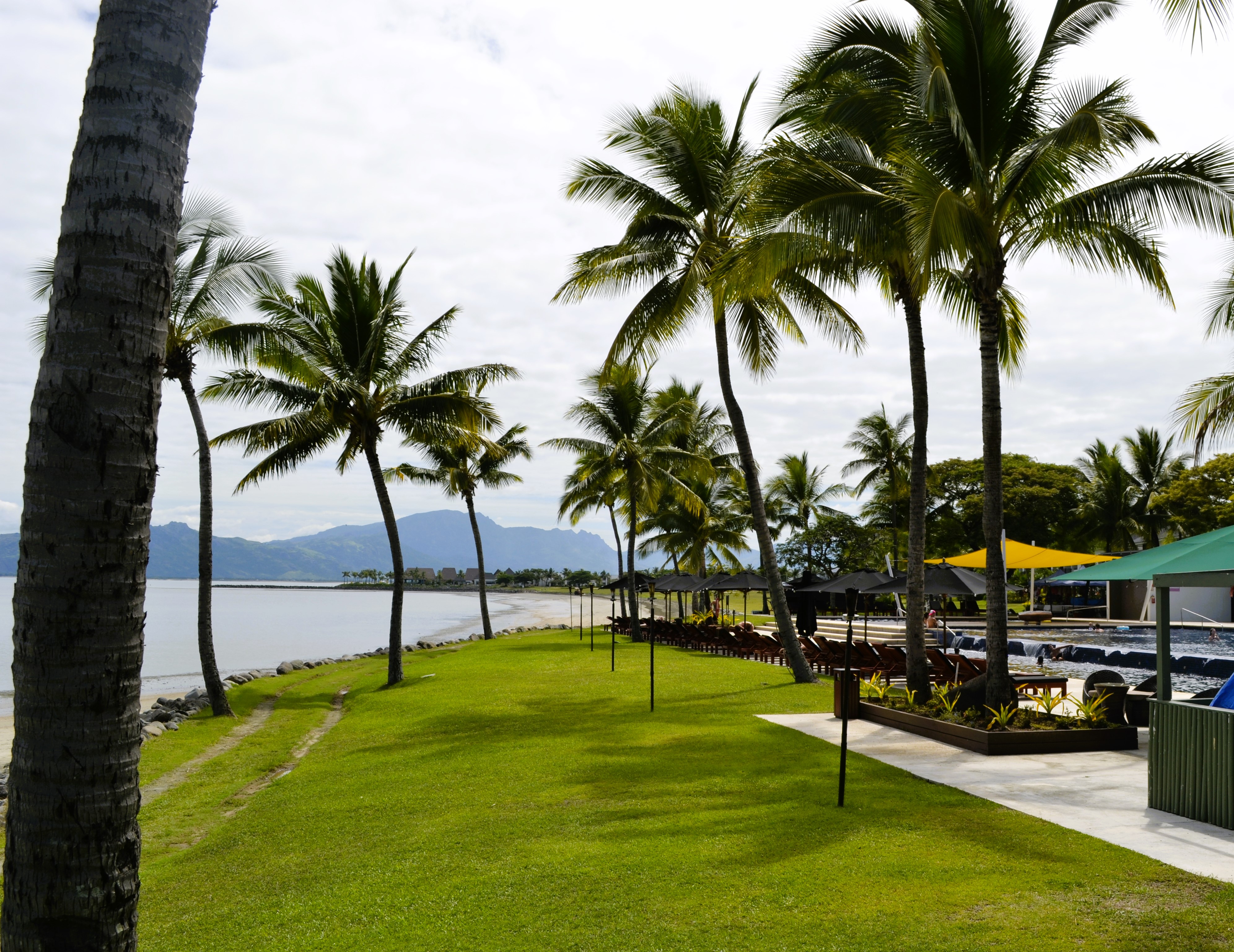 Resort complex at the Hilton Fiji in my Review