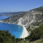 Myrtos beach in kefalonia