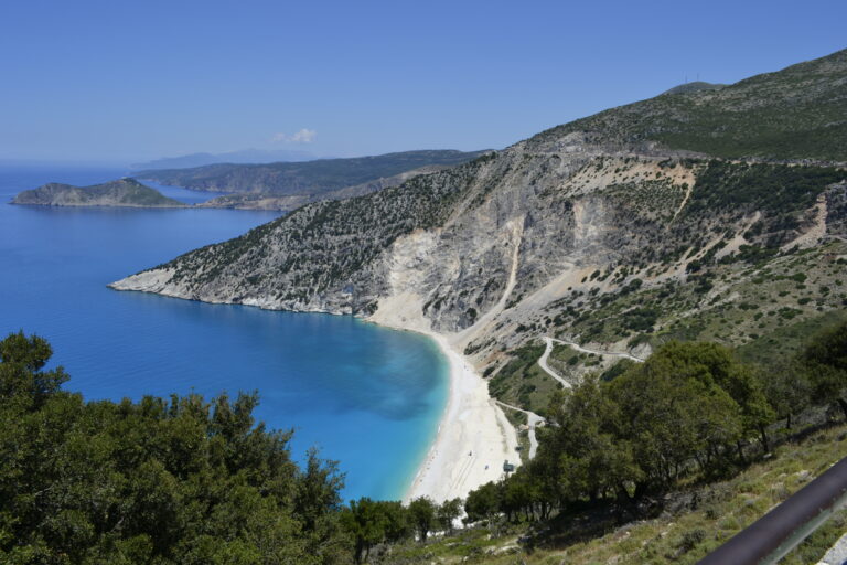 Myrtos beach in kefalonia