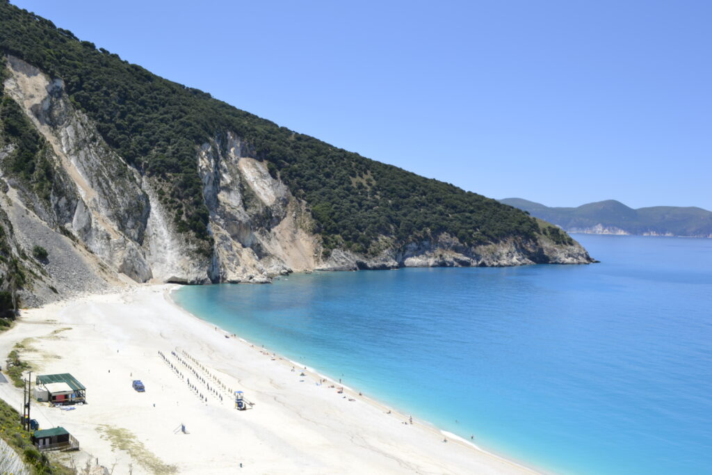 myrtos beach, one of the Top 5 attractions in Kefalonia