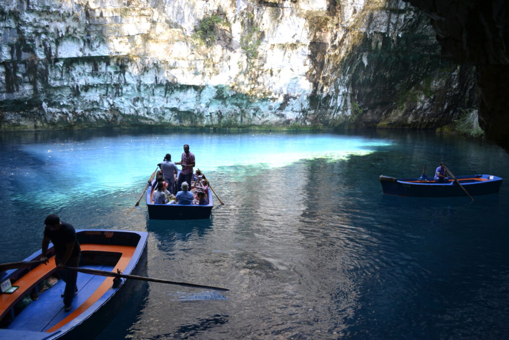 Melissani cave lake, one of the Top 5 attractions in Kefalonia