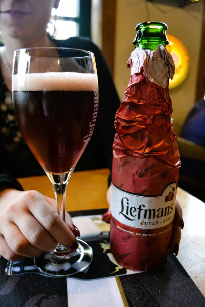 kriek or cherry beer is a popular fruit beer in belgium