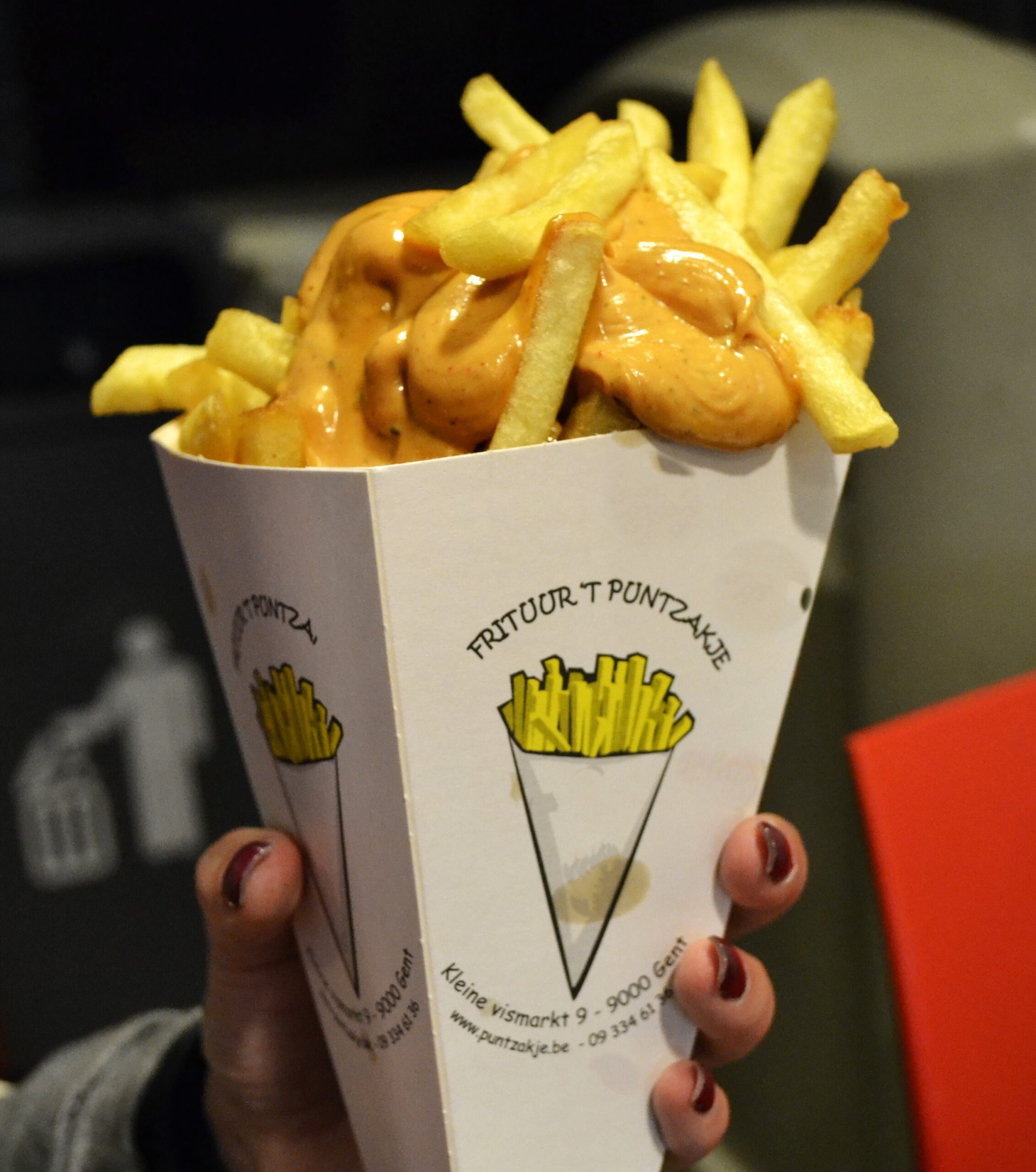 frites, one of the most popular foods belgium is known for 