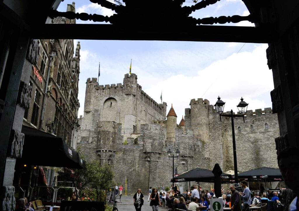 Gravenstreen castle in ghent, one of europe hidden gems