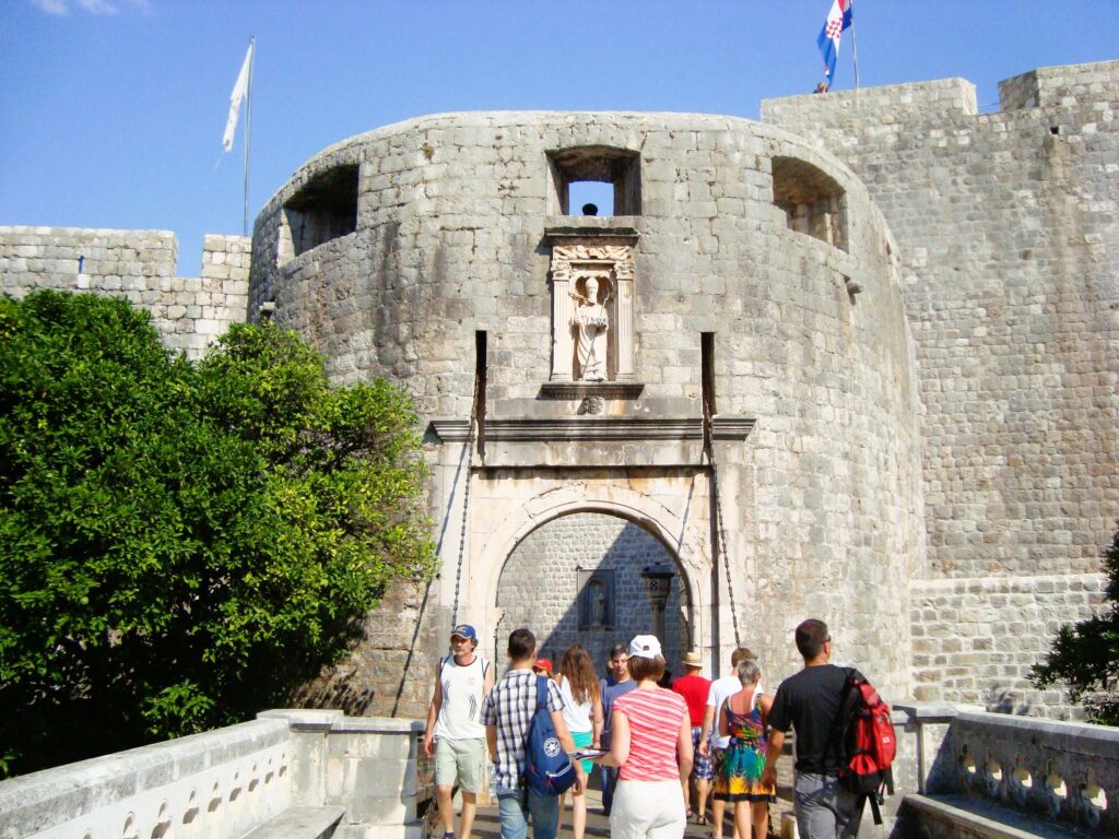 Pile gate in Dubrovnik