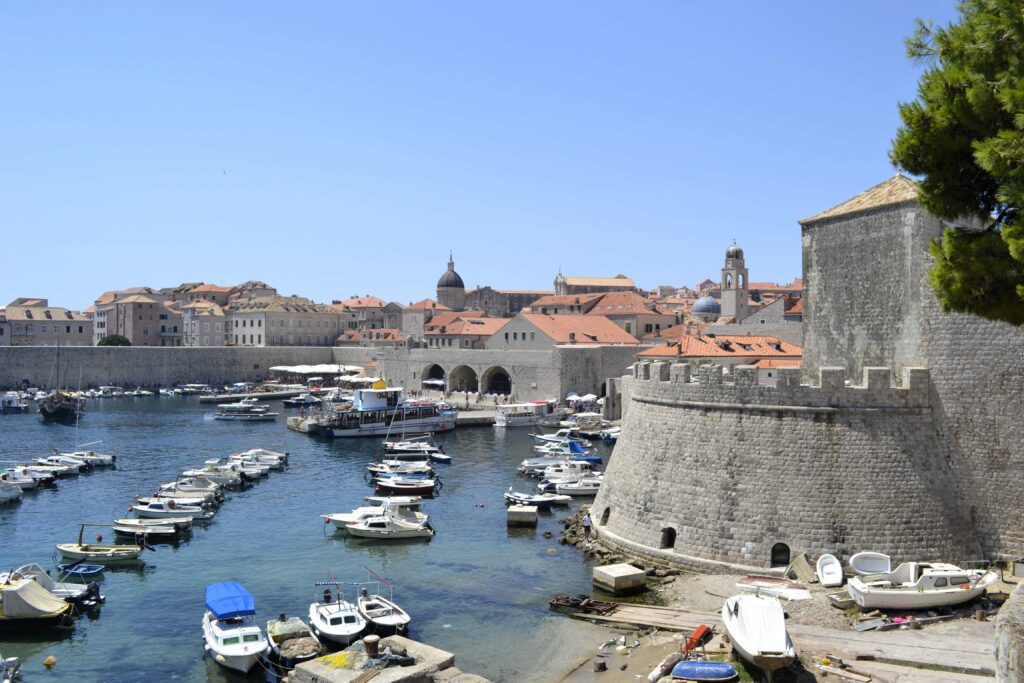 Dubrovnik walls one of the main reasons to choose where to stay in either Dubrovnik or Split