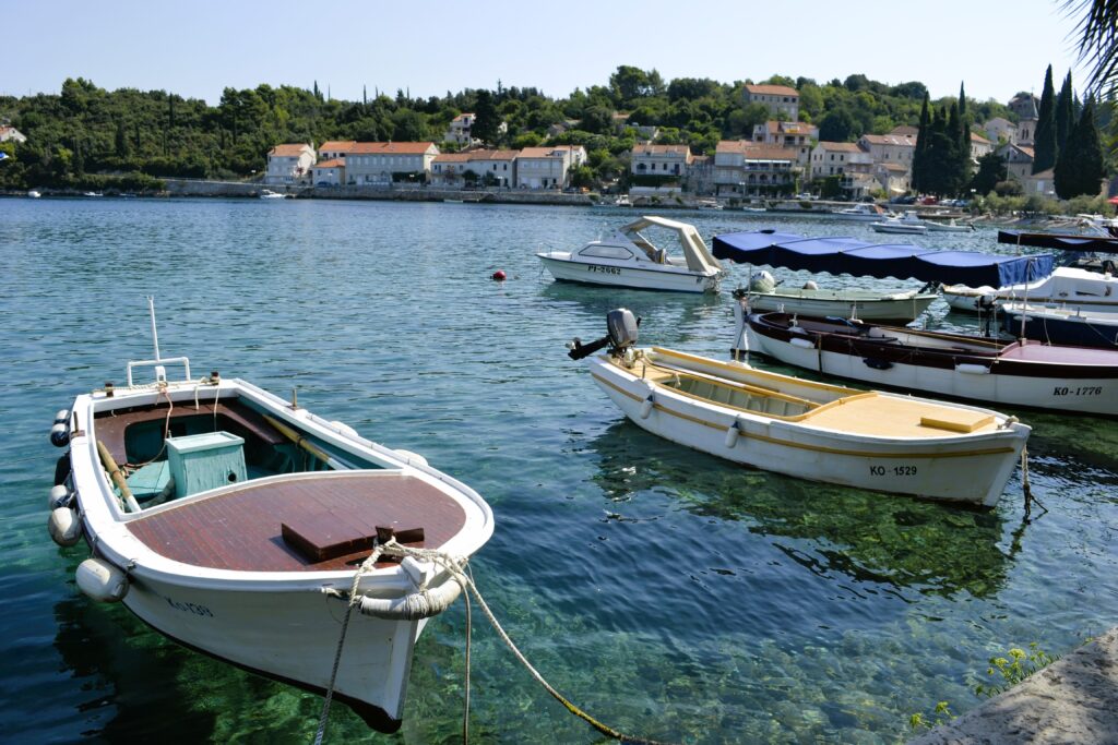 Racisce, a small village in Korcula