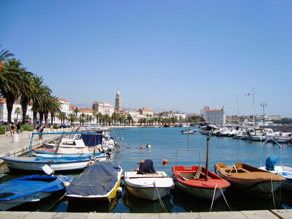 Split waterfront, one of the attractions of the city 