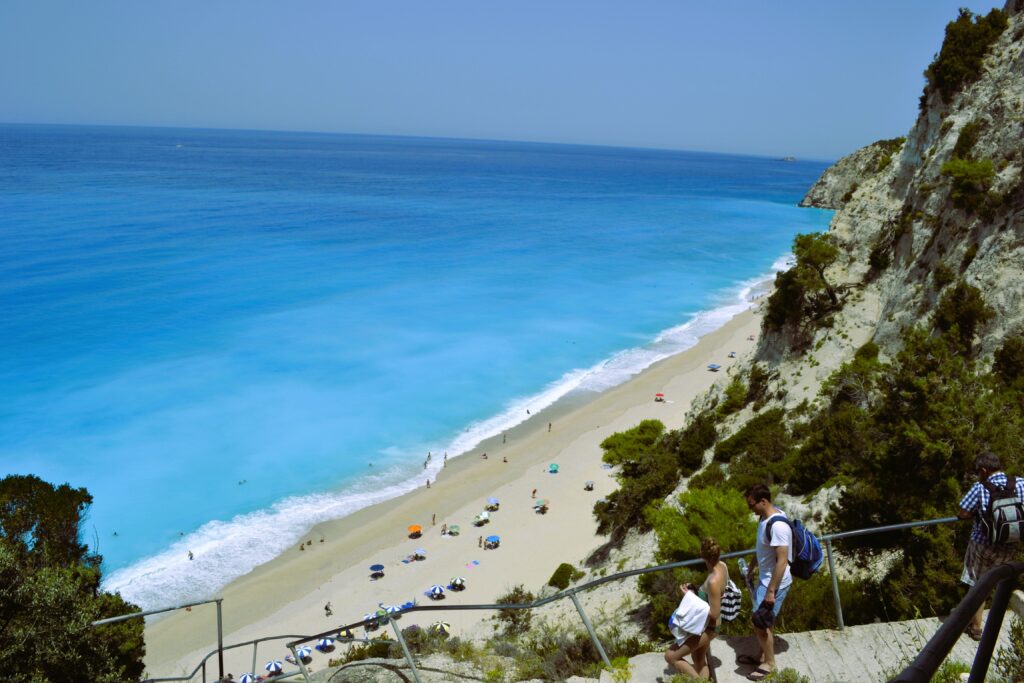 Egremni beach in Lefkada