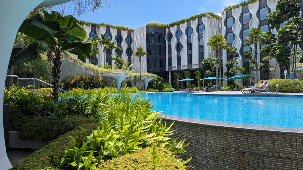 pool at village sentosa