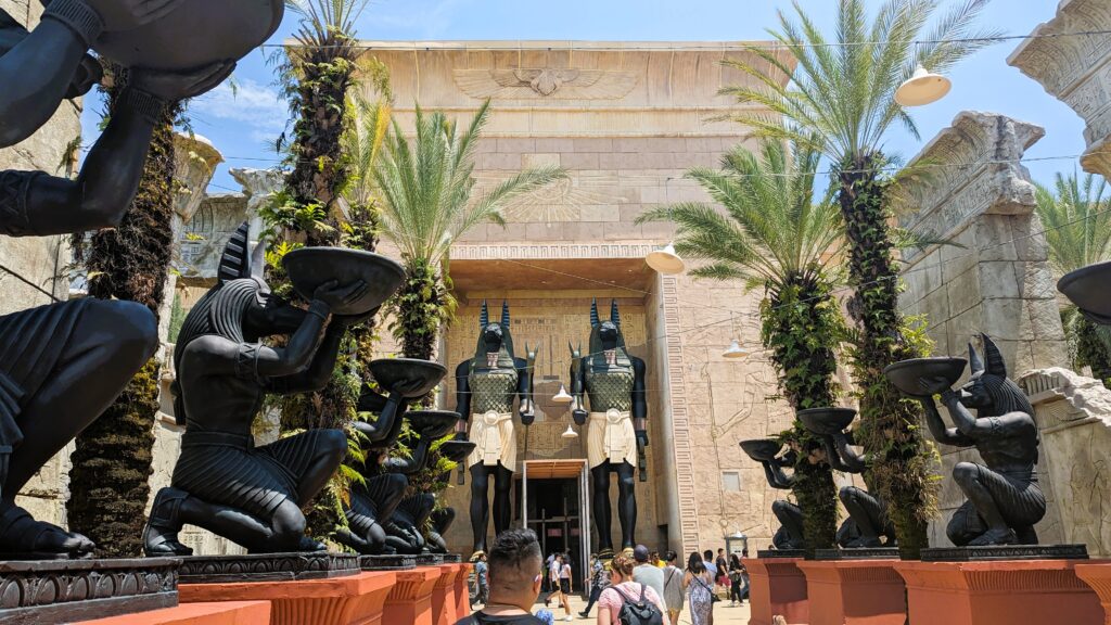 Ancient Egypt where there was some great rides at Universal Studios Singapore