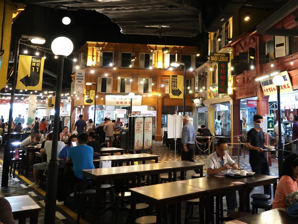 Malaysian Food Street just outside Universal Studios