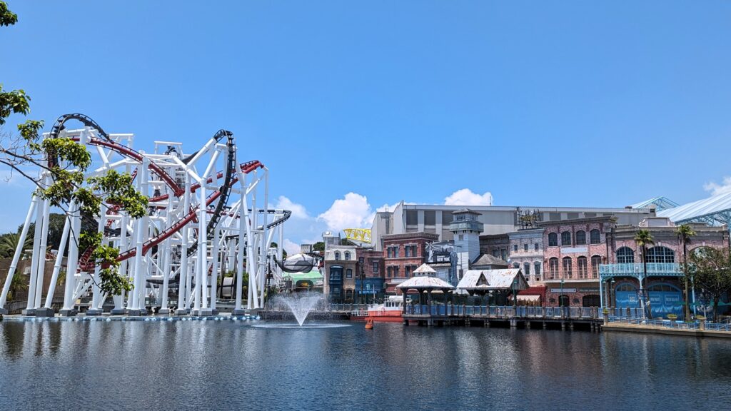 High rollercoasters at Universal Studios 