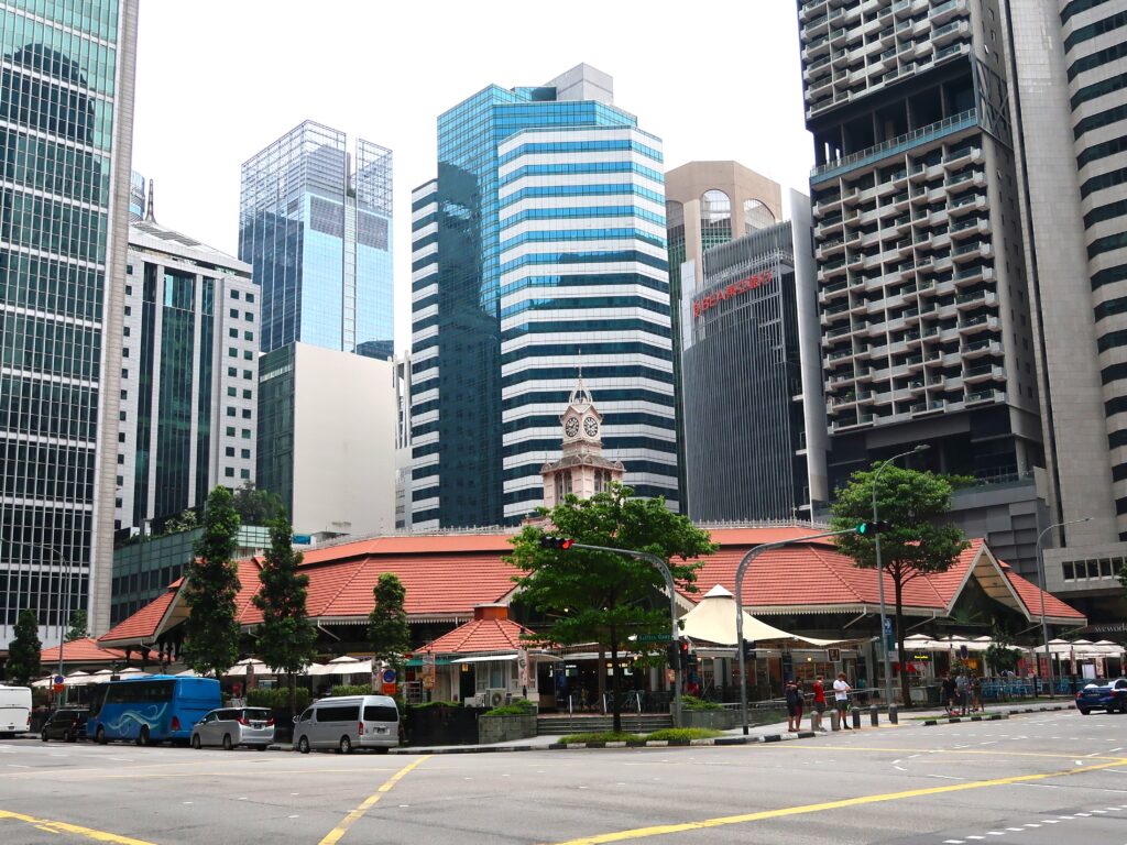 Lau Pas Sat, one of the popular Hawker centres in Singapore and a great place to check out for an inexpensive meal