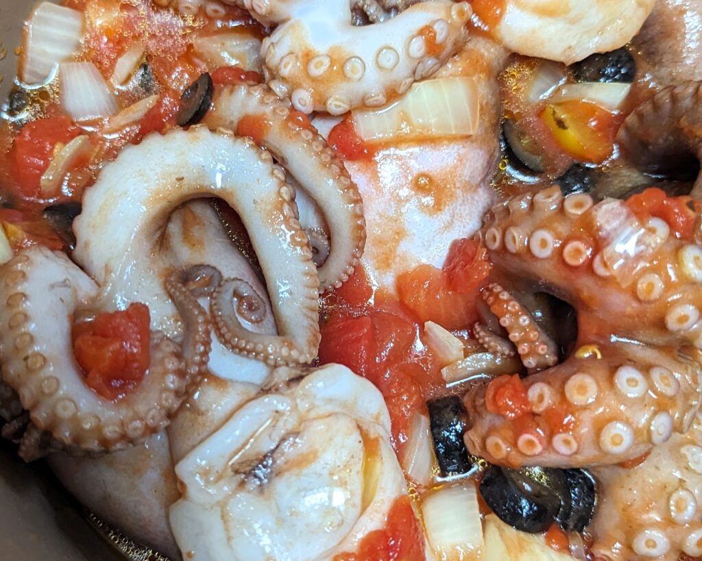 mutti tomatoes used for this pressure cooker octopus