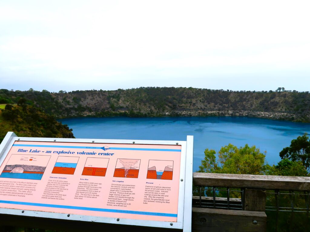 Blue Lake in Mount Gambier