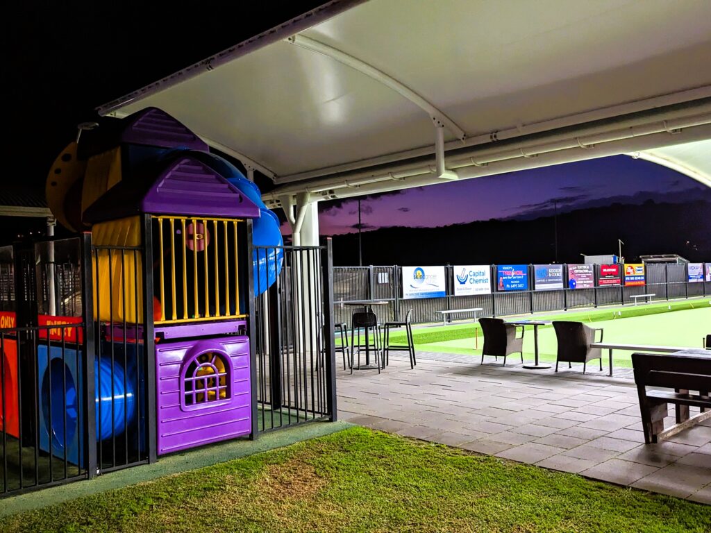 Barefoot bowls in Merimbula