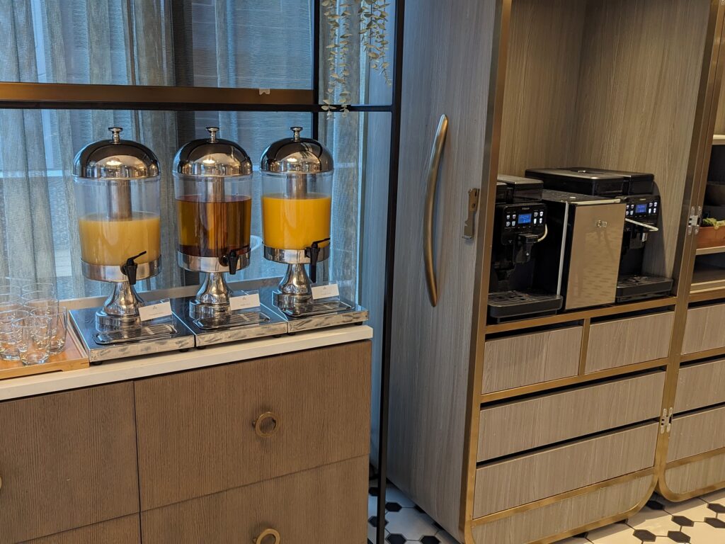 Drinks and Coffee station