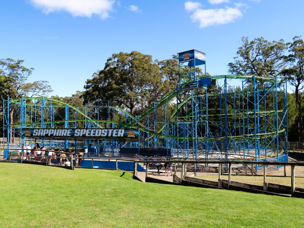 Magic mountain roller coaster